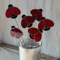 Pic à planter coccinelle