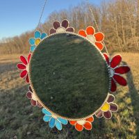 Miroir fleuri